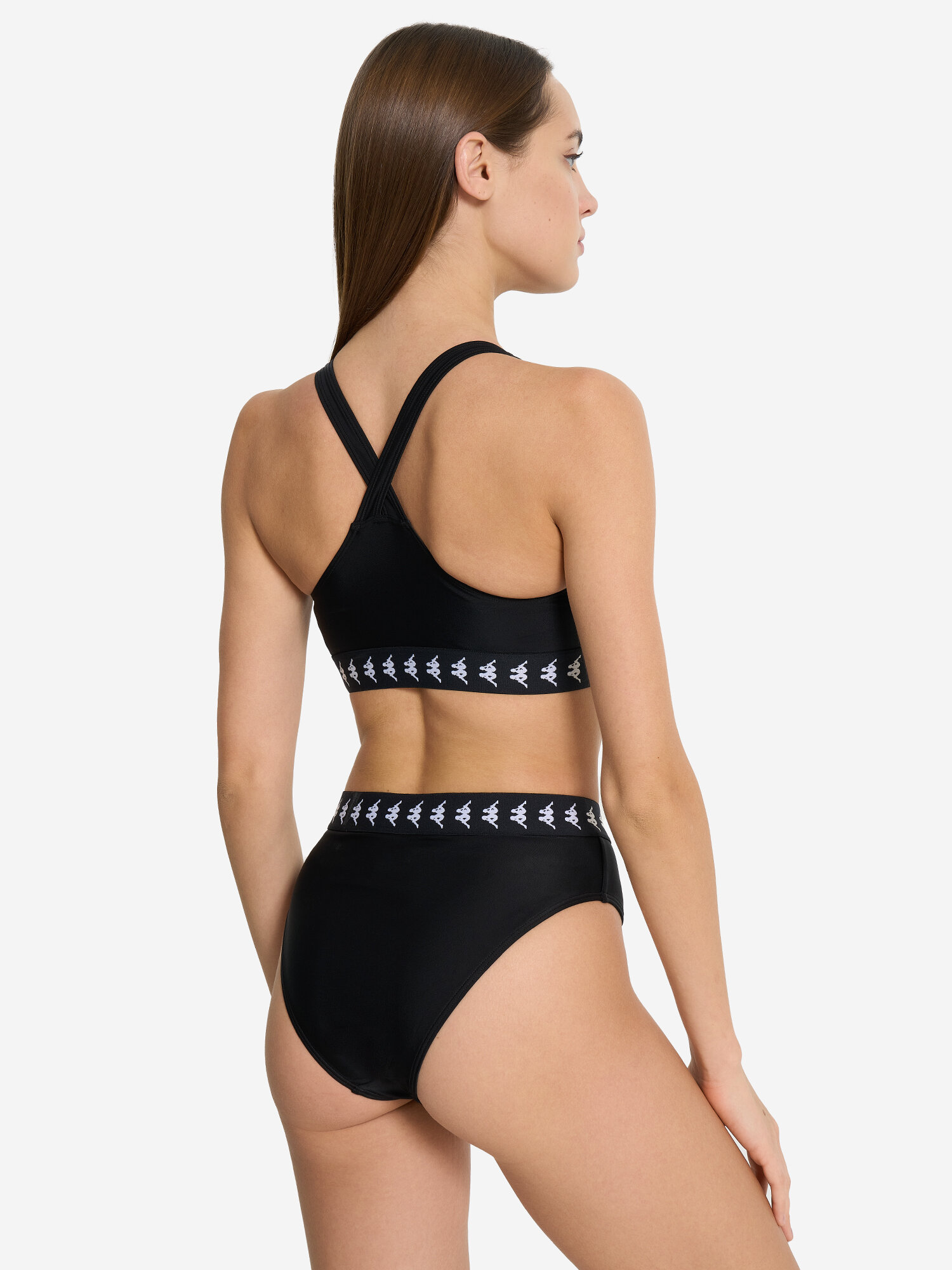 Плавки Kappa Authentic Women's Swimming trunks, размер 48, черный — фото 1