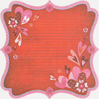 Изображение товара Mr.Painter PSF-HL06 190 г/м² бумага для скрапбукинга 29.5x29.5 см 067 Сердца в дизайне