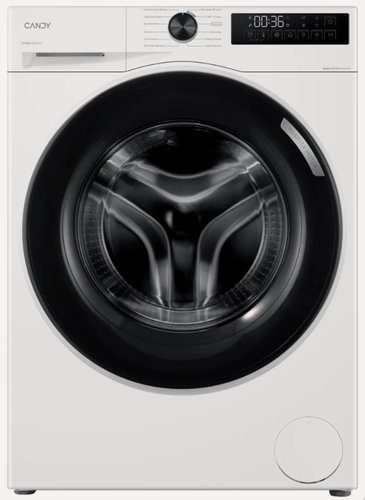 Изображение товара Стиральная машина Candy NOVA C43W, загрузка 10,5 кг, LED-дисплей, обработка паром