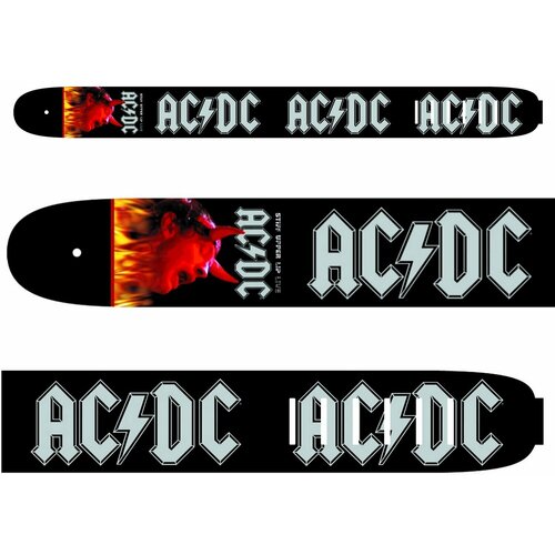 Perris P35ACDC-1030 Кожаный ремень (3,5 ) для гитары (AC/DC надпись) винтажный постер korn в стиле ретро рок группы музыки гитары матовая крафт бумага настенная наклейка домашний декор 6025