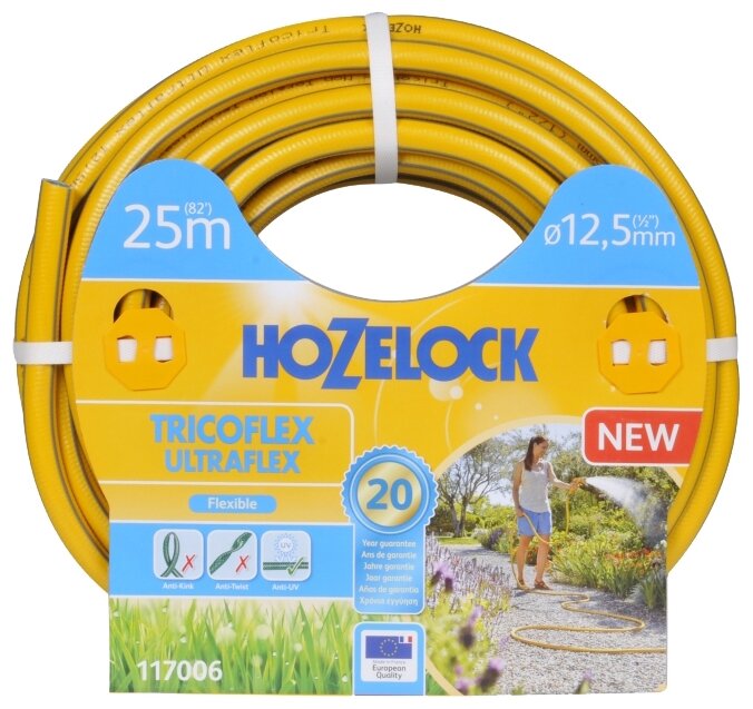 Шланг садовый HOZELOCK Tricoflex Ultrraflex 12,5мм х 25м - фото №1