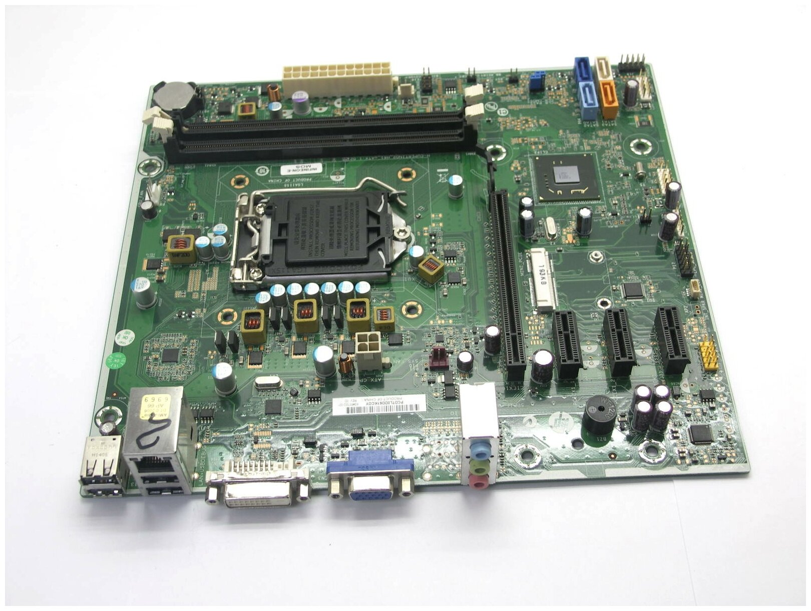 Материнская плата S-1155 HP Infineon-E rev 1.00 H61/2xDDR3/PCI-E/GbLAN/Sb/VGA/DVI-D/mATX