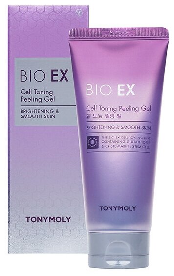 Пилинг-гель для лица антивозрастной Bio ex cell toning peeling gel TONYMOLY 120мл Cosmecca Korea Co. Ltd - фото №2