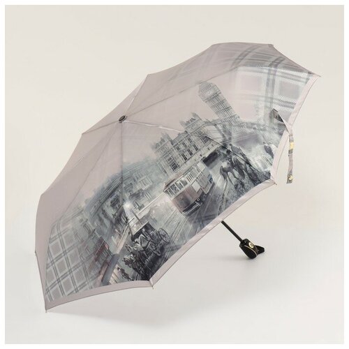фото Мини-зонт fabretti, автомат, 3 сложения, купол 102 см., 8 спиц, мультиколор