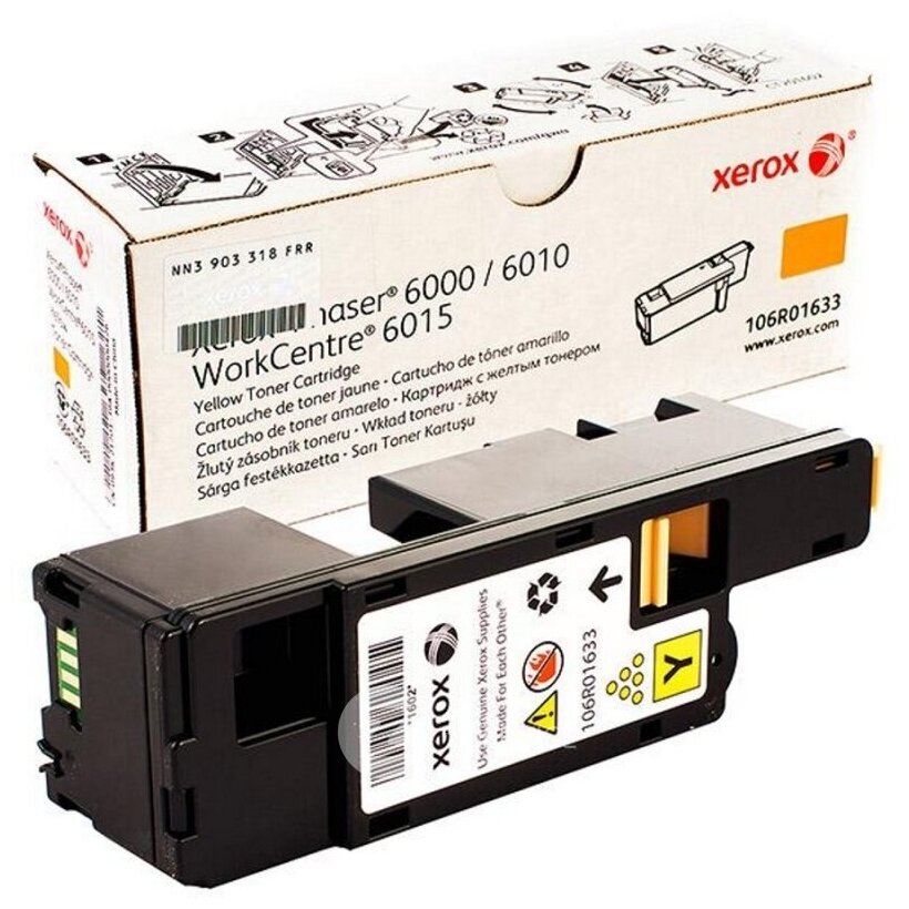 Xerox 106R01633 картридж желтый (1000 стр.)