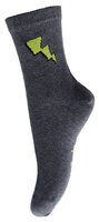 Носки playToday размер 18, серый/светло-серый/зеленый