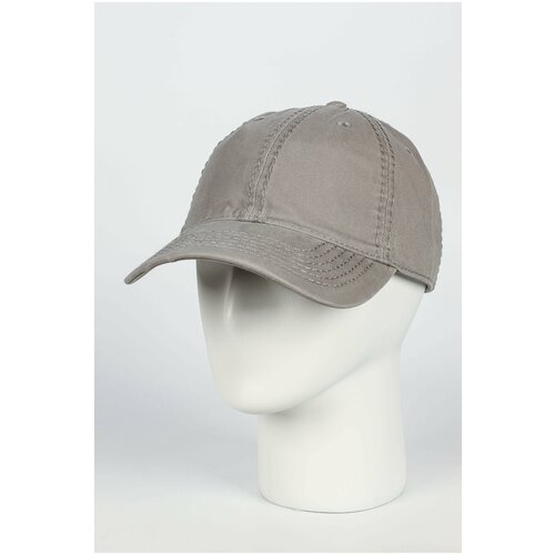 фото Бейсболка lackparo цвет серый светлый размер 57-59