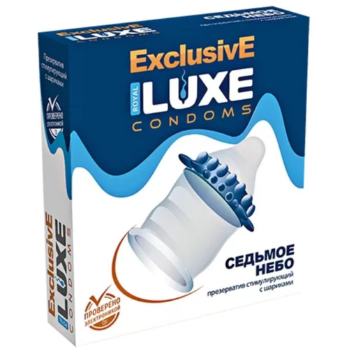 luxe презервативы luxe exclusive седьмое небо 1 шт Презерватив LUXE Exclusive Седьмое небо - 1 шт.
