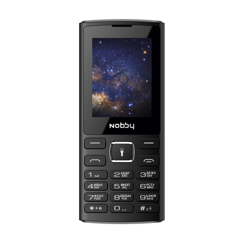 Телефон Nobby 210 черный / серый