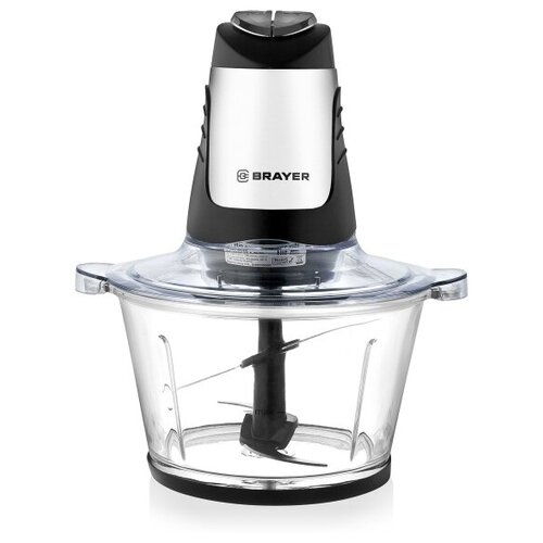 Измельчитель электрический 500ВТ СТ чаша 2Л 4 лезв нерж СТ BRAYER новинка 613700₽