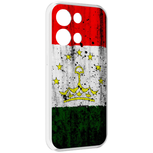 Чехол MyPads герб флаг таджикистан для OPPO Reno8 Pro задняя-панель-накладка-бампер