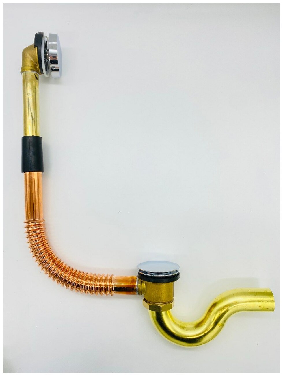 Обвязка для ванны с переливом латунный Click-Clack (автомат) ViEiR арт. VRQ31