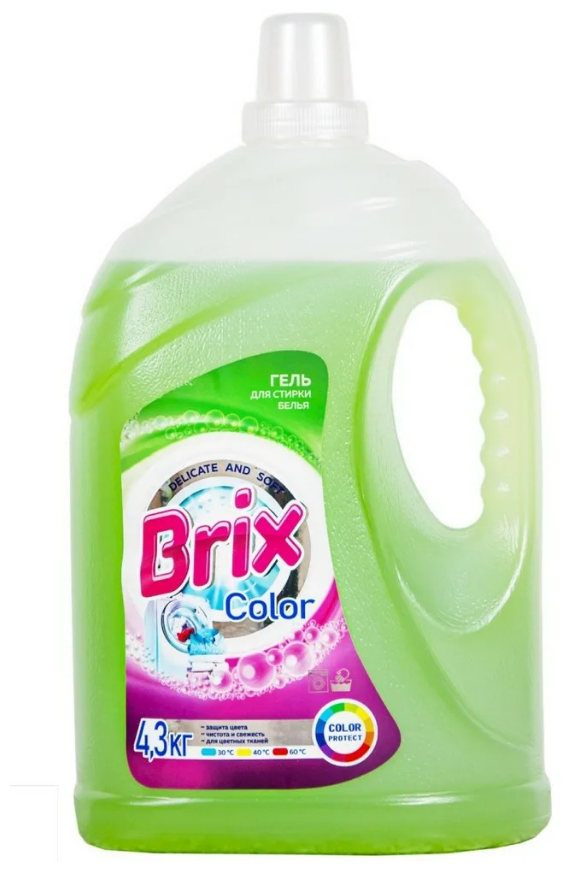Romax Brix Color Гель для стирки цветного белья 4,3 кг на 57 стирок