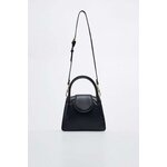 Мини-сумка Zara, женская, с клапаном, Черный - изображение