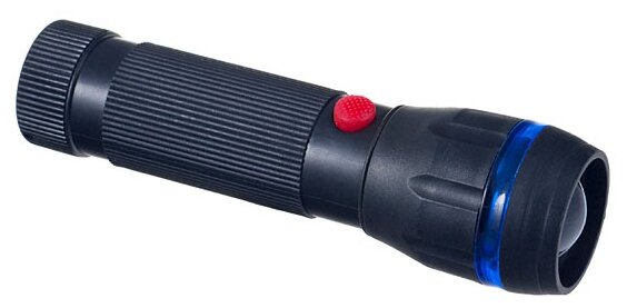 Фонарь PERFEO LT-006 50lm, 1LED, zoom, 3xAAA, черно-синий