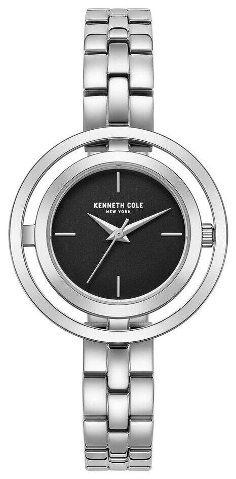 Наручные часы KENNETH COLE Classic, серебряный, черный