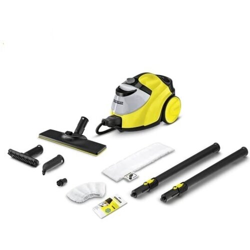 Пароочиститель KARCHER SC 5 EasyFix SuperMax +12 насадок 1.512-530-SM, желтый