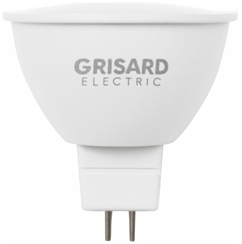 Лампа светодиодная. Набор ламп светодиодных (10шт/уп) GRISARD ELECTRIC MR16 спот GU5.3 7Вт 4000К 220В - фотография № 6