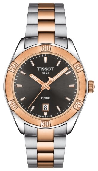 Наручные часы TISSOT T-Classic, серый, розовый