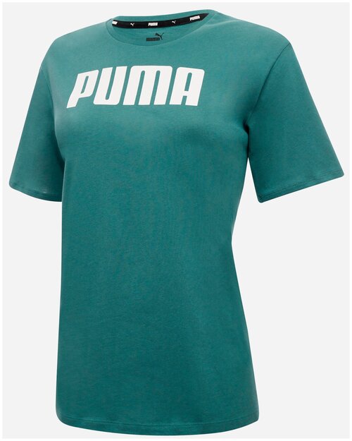 Футболка PUMA, размер S, зеленый