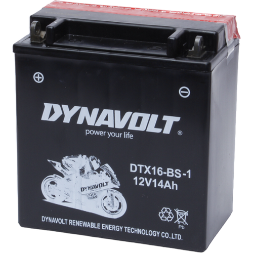 Аккумулятор Dynavolt DTX16-BS-1, 12V, AGM