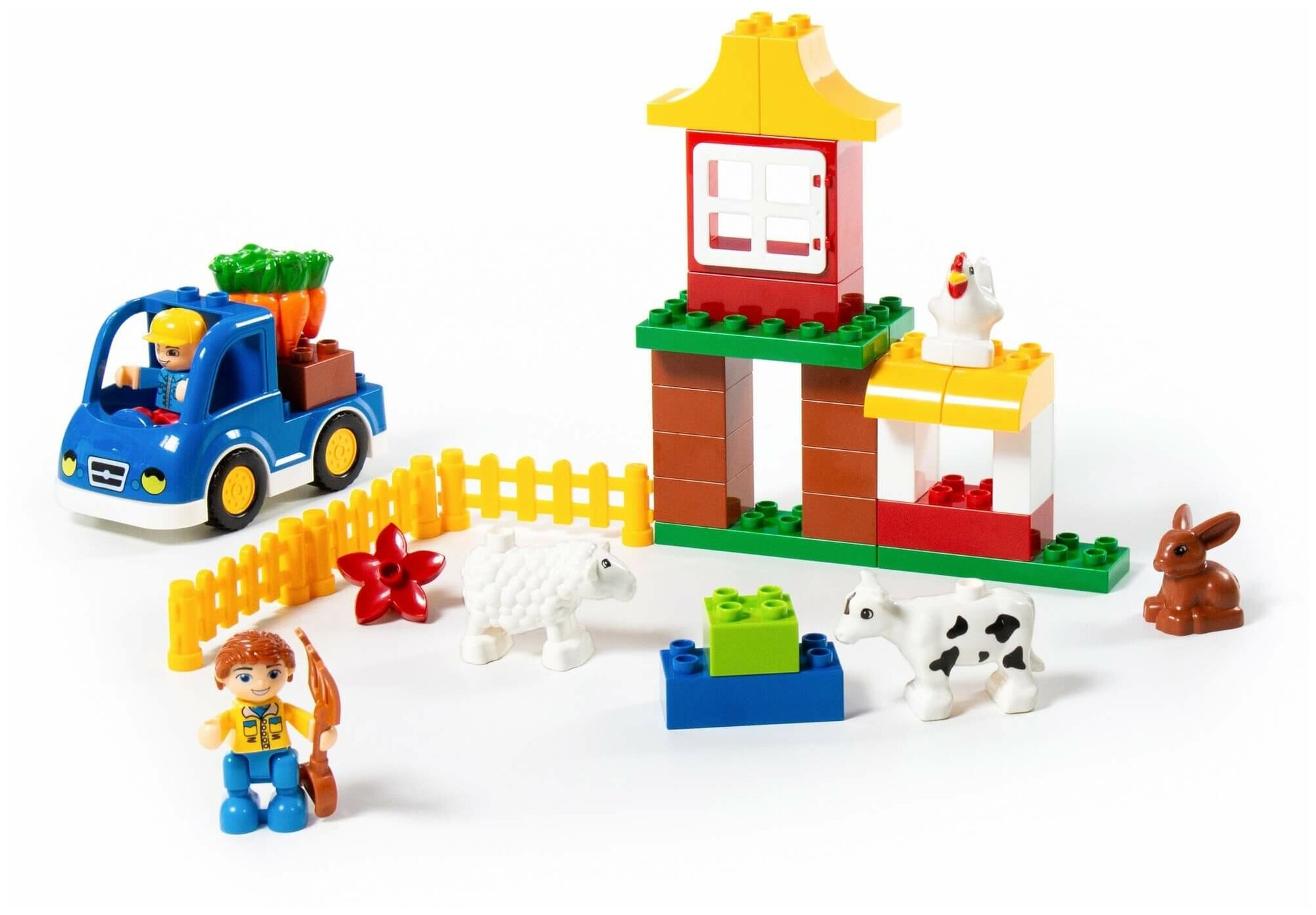 Конструктор Полесье Макси 77585 Весёлая ферма — фото 1