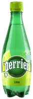 Минеральная вода Perrier газированная, со вкусом лайма, ПЭТ, 0.5 л