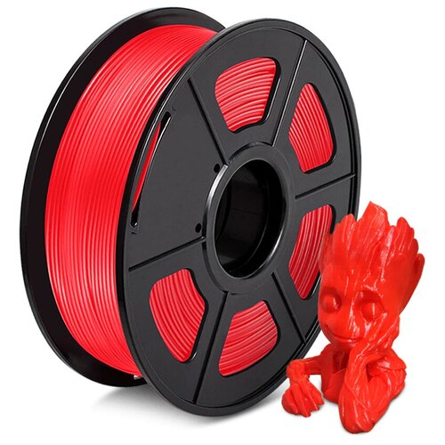 ABS пластик для 3D принтера Solidfilament 1кг 1,75мм красный, abs пластик для 3d принтера