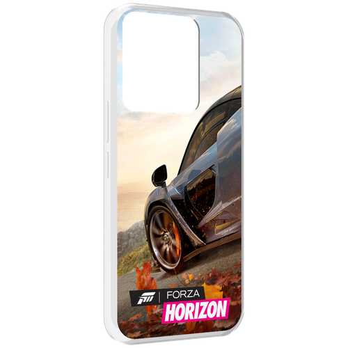 Чехол MyPads Forza Horizon 4 для Tecno Spark Go 2022 / Tecno Spark 8C задняя-панель-накладка-бампер