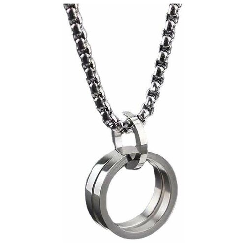 фото Кулон на цепочке "кольца" нет бренда