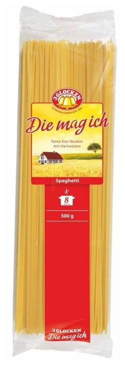 Макаронные изделия 3 Glocken DMI Spagetti Спагетти 500 грамм - фотография № 7
