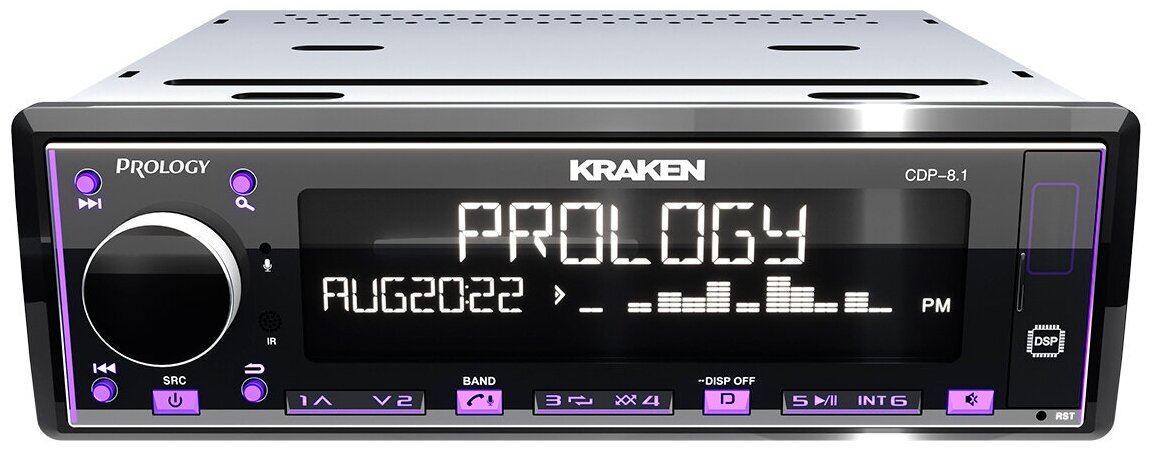 Автомагнитола Prology CDP-8.1 KRAKEN (prcdp8.1kraken) - фото №2