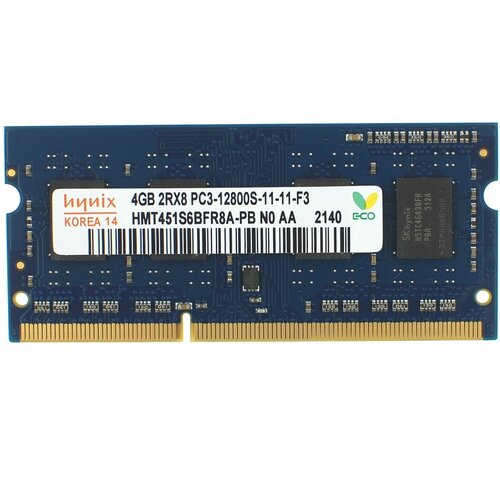 Оперативная память HYNIX 4GB DDR3 1600MHz DDR3 PC3-12800 модуль памяти qumo ddr3 dimm 1600mhz pc3 12800 8gb qum3u 8g1600c11r