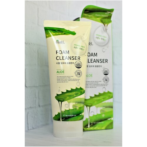 EKEL Foam Cleanser Aloe Пенка для умывания с экстрактом алоэ