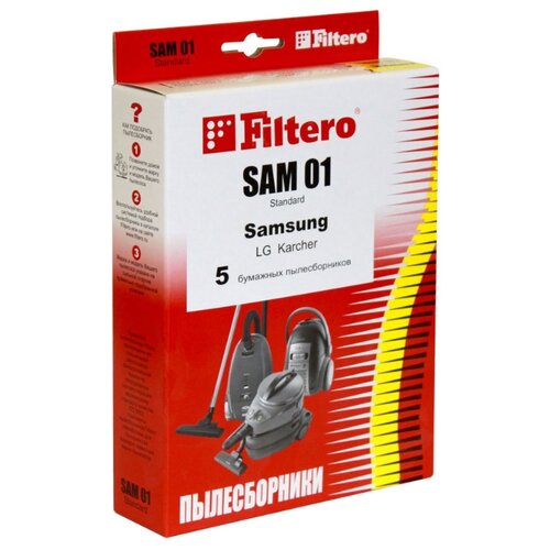 фото Filtero Мешки-пылесборники SAM 01 Standard 5 шт.