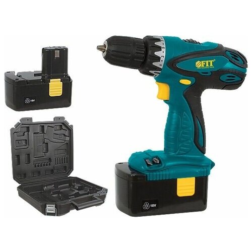 Дрель-Шуруповерт Акк 180 В 0-550 обмин 160 Нм 2 Ni-Cd 13 Ач 3-5 ч рез накл кейс FIT 1089000₽