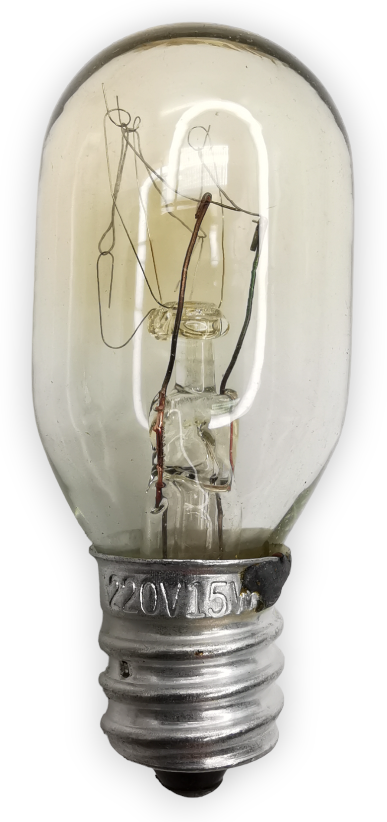 Лампа накаливания холодильника Цоколь: E12 Мощность 15W