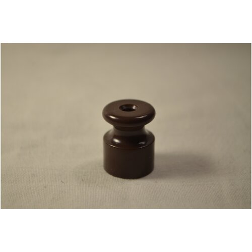 PrimaLuce Ретро изолятор, пластик, цвет коричневый, 1уп/50шт.