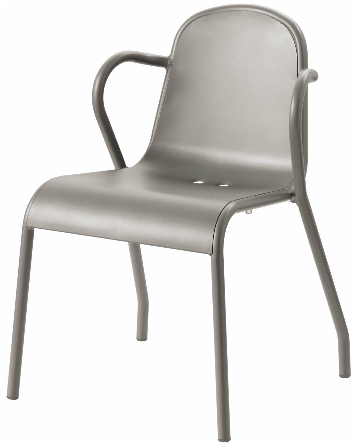 Тунхольмен Садовый стул, цвет серый (для сада, кафе, баров, ресторанов), комплект 10шт, икеа