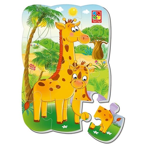 Магнитные пазлы «Мои первые игры – Жираф», Vladi Toys (Влади Тойз)