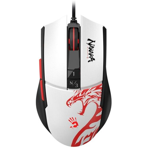 Мышь проводная A4tech Bloody L65 Max белый 951700₽