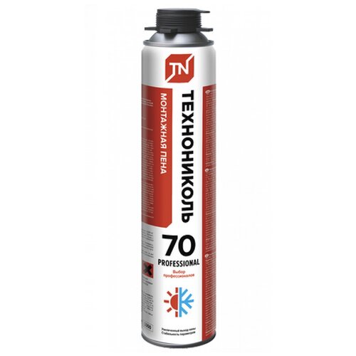 Пена монтажная профессиональная Технониколь 70 Professional, всесезонная, 885 г