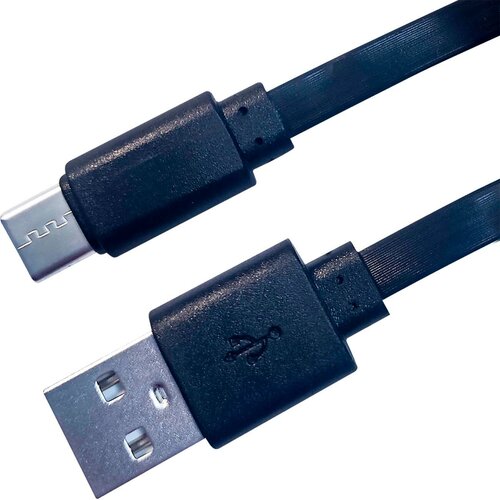 Кабель USB Type-C Gal 2858 плоский USB A - type-C 2А L=1,5m GAL кабель 2857 usb a 8pin 2а 1 5м gal