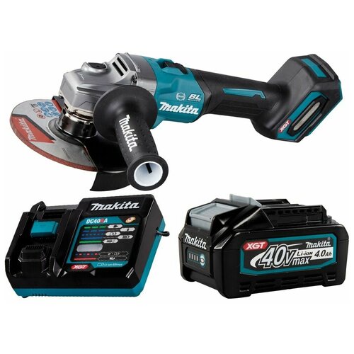 Шлифмашина угловая аккумуляторная 40В XGT 150мм Li-Ion 1x4Ач Makita GA035GM101 5118000₽