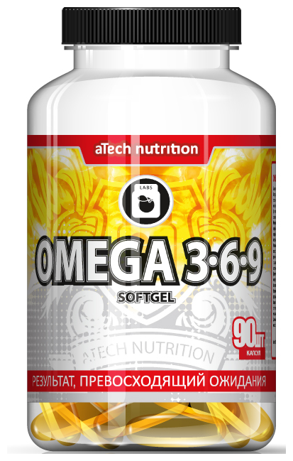 Омега жирные кислоты aTech Nutrition Omega 3-6-9 (90 капсул)