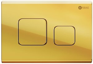 Клавиша <b>смыва</b> Point Афина PN44041G <b>для</b> инсталляции, золото Клавиша <b>смыва</b> Point Афина PN44041G <b>для</b> ин