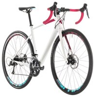 Шоссейный велосипед Cube Axial WS Pro Disc (2019) white/berry 56 см (требует финальной сборки)