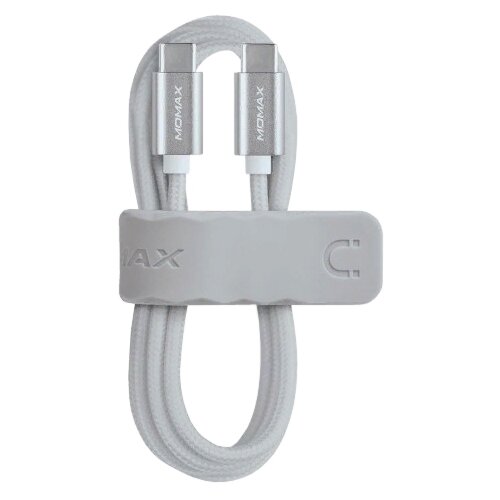 Кабель MOMAX Elite Link Type-C Cable (DTC1), 1 м, 1 шт., Silver беспроводные наушники momax pills mini usb type c white