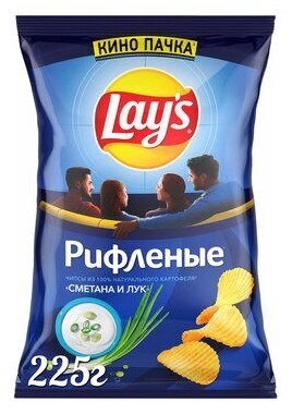 Чипсы картофельные Lay's со вкусом Сметаны и Зелени 95г - фото №6