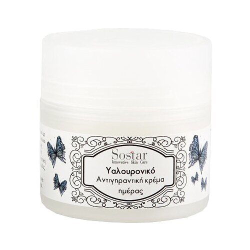 Sostar Innovative Skin Care Антивозрастной крем для лица с гиалуроновой кислотой, для всех типов кожи, 50 мл